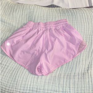 Lululemon Hotty Hot shorts 2.5”. Light pink size 4